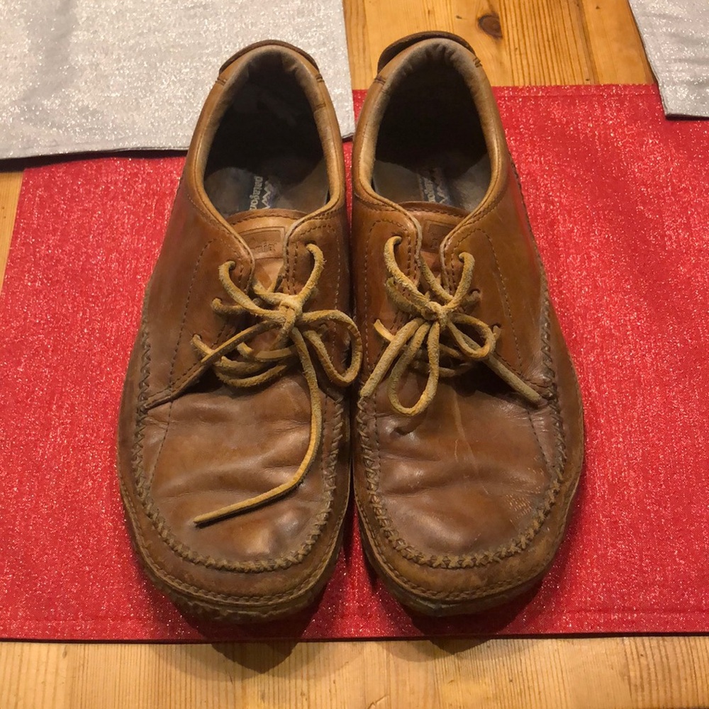 Patagonia Cedar Brown Leather Skywalk Performance Lace Up